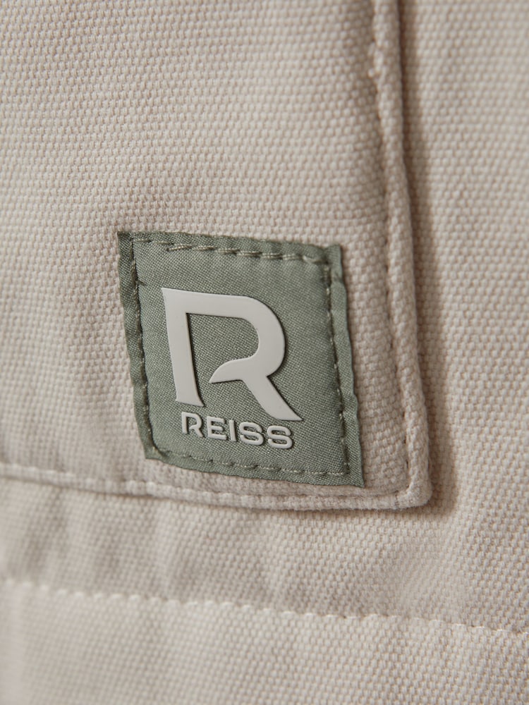 Reiss Off White Hayes 9-13 yrs Cotton Quilted Gilet - Image 4 of 4