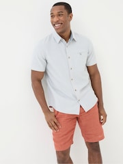 FatFace Whaley Blue Stripe Shirt - Image 1 of 5