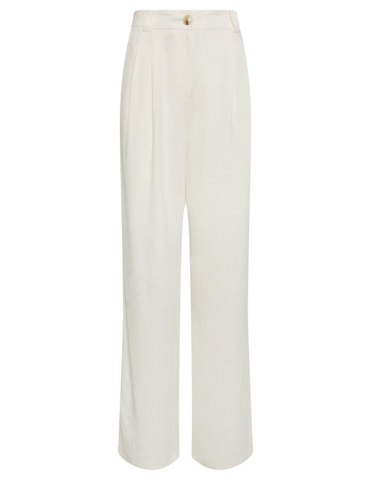 White - Long Tall Sally Linen Wide Leg Trousers - Image 6 of 6 White - Long Tall Sally Linen Wide Leg Trousers - Image 6 of 6