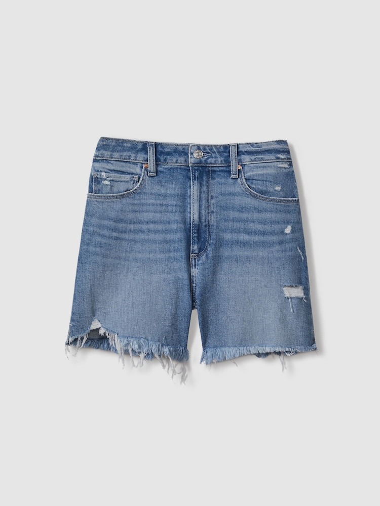 Pantalones cortos de denim con bajo sin rematar de Paige - Imagen 2 de 5