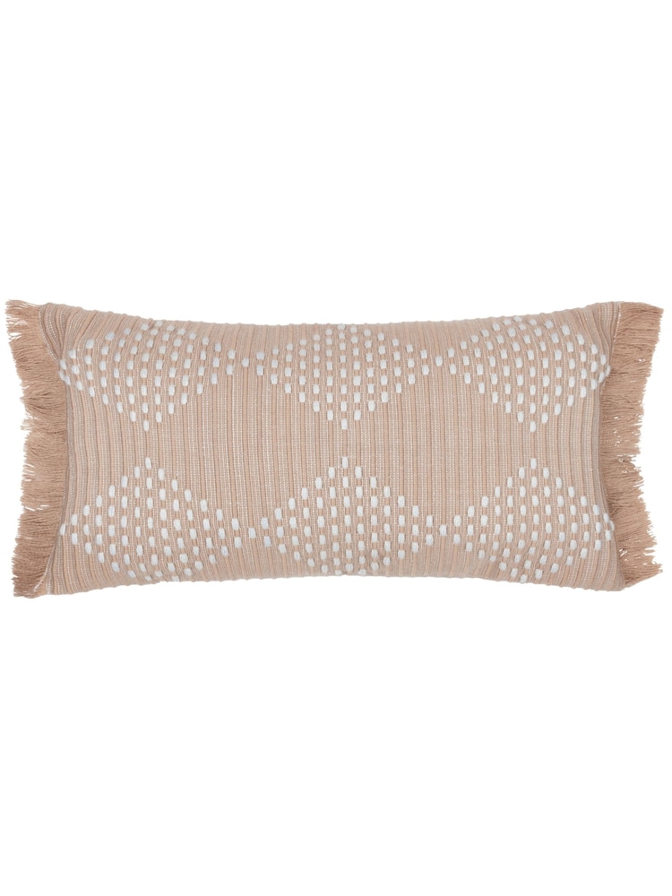 Furn Natural Kadie Rectangular Woven Indoor Outdoor Cushion - Image 1 of 6