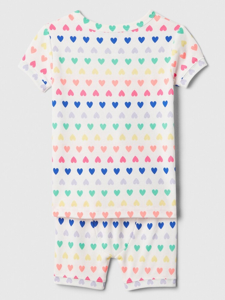 Gap White Heart Cotton Short Pyjama Set (6mths-5yrs) - Image 2 of 3 Gap White Heart Cotton Short Pyjama Set (6mths-5yrs) - Image 2 of 3