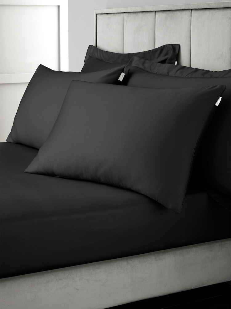 Bianca Set of 2 400 Thread Count 100% Cotton Sateen Pillowcases - Imagen 2 de 3