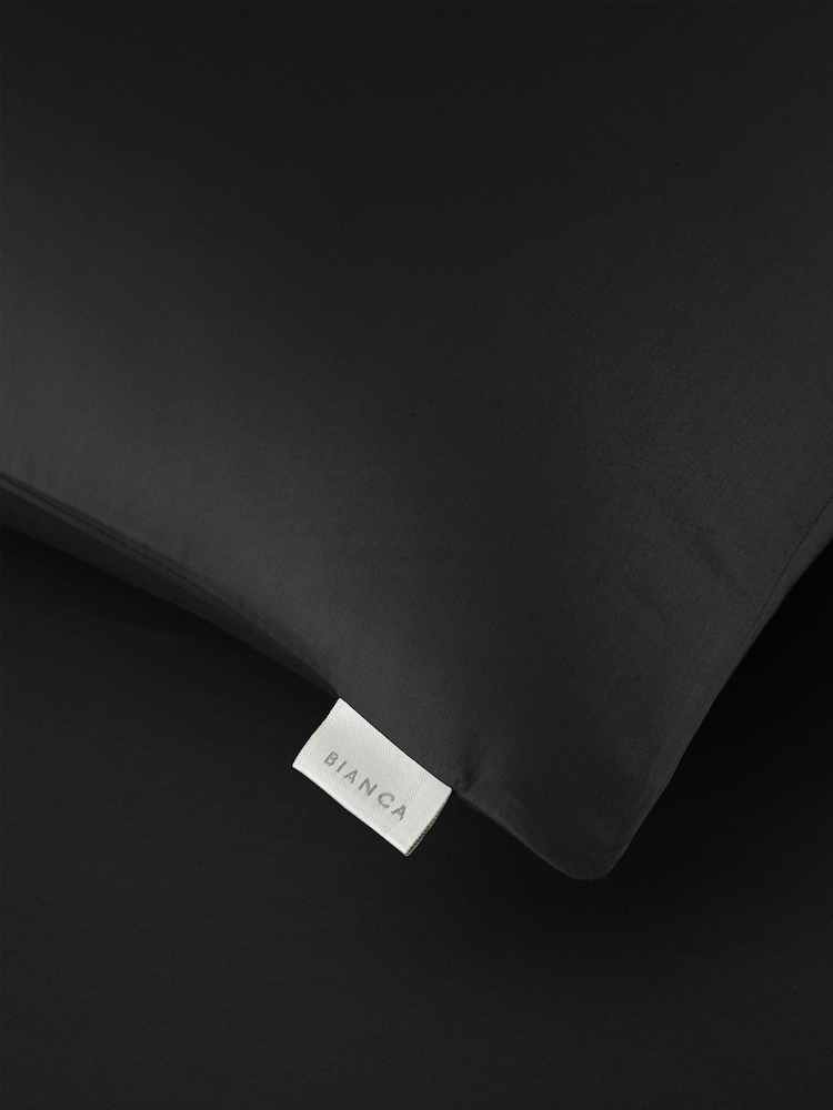 Bianca Set of 2 400 Thread Count 100% Cotton Sateen Pillowcases - Imagen 3 de 3