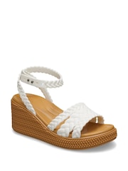 Crocs White Crocs Marble Brown Sandals - Image 2 of 3