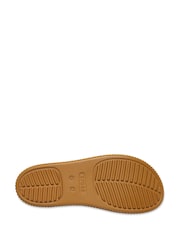 Crocs White Crocs Marble Brown Sandals - Image 3 of 3
