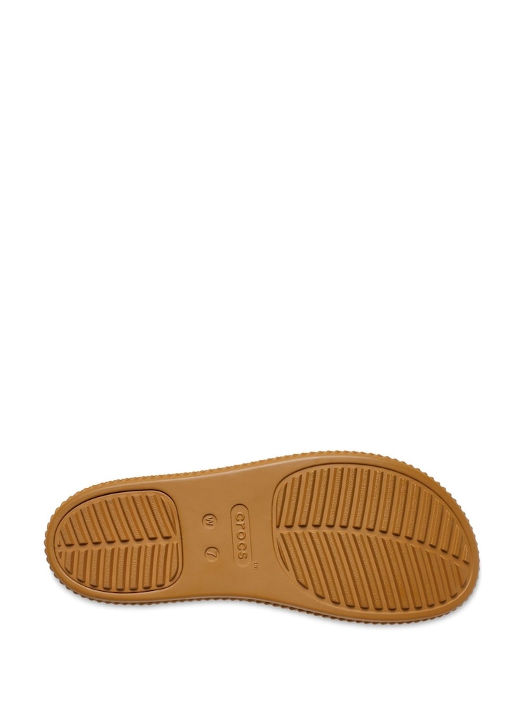 Crocs White Crocs Marble Brown Sandals - Image 3 of 3