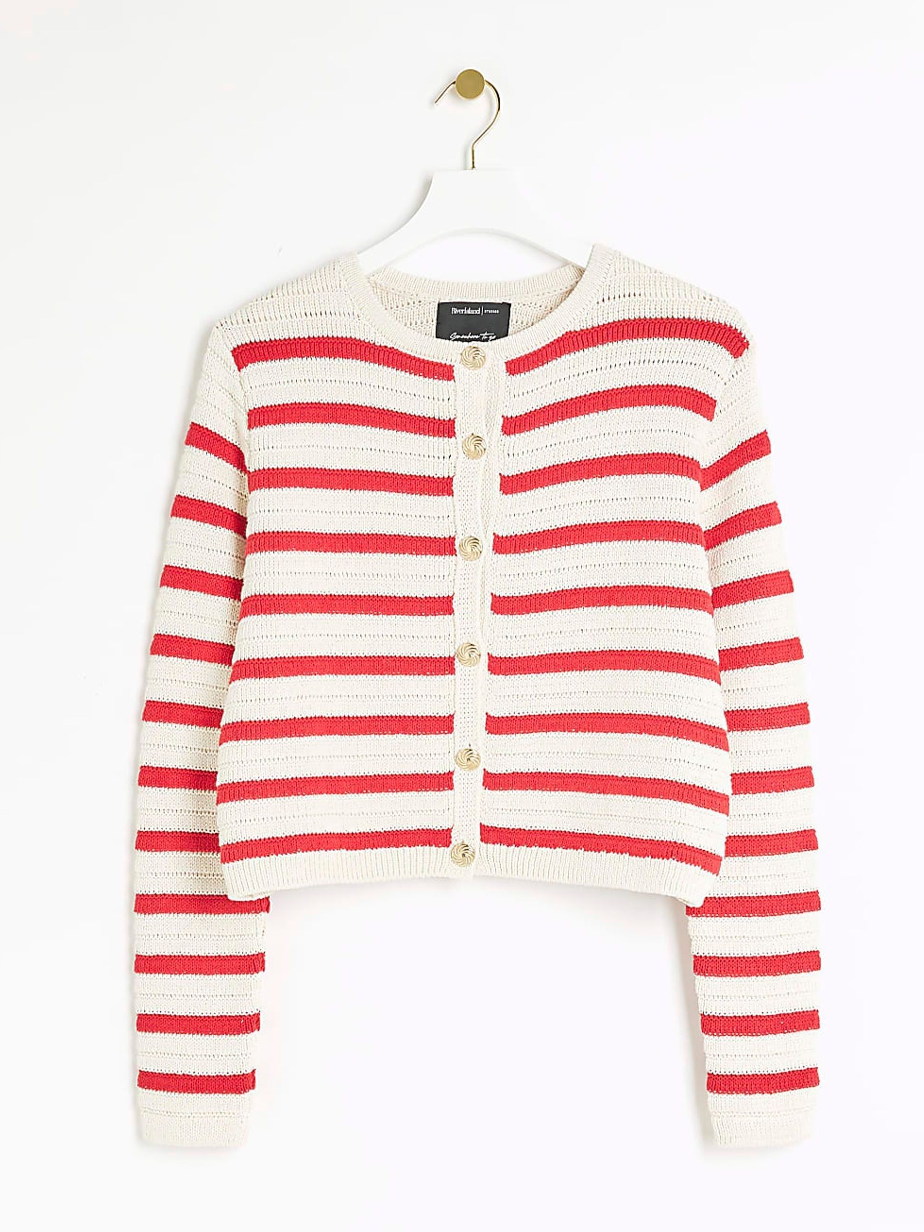 River island red cardigan sale