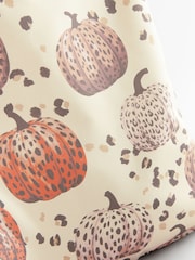 Cream 100% Cotton Pumpkin Reusable Bag For Life - Image 6 of 7