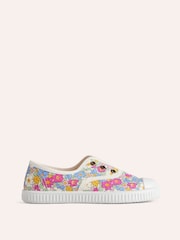 Boden Pink Laceless Canvas Pull-Ons Shoes - Image 1 of 3
