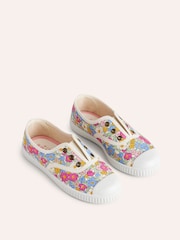 Boden Pink Laceless Canvas Pull-Ons Shoes - Image 2 of 3