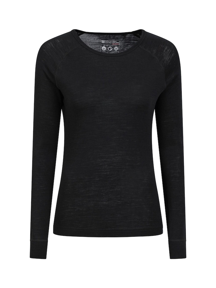 Mountain Warehouse Black Womens Merino Thermal Top - Image 3 of 5