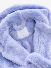 Blue Soft Touch Fleece Dressing Gown (9mths-16yrs) - Image 7 of 9