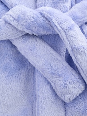 Blue Soft Touch Fleece Dressing Gown (9mths-16yrs) - Image 8 of 9