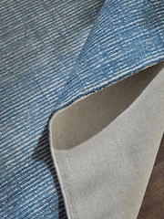 Blue Ezra Striped Rug - Image 5 of 6