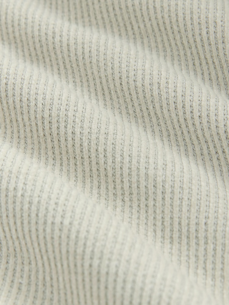Salbeigrün - Cord Dressing Gown with Borg Lining - Bild 7 von 7