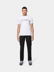Flyers Mens Classic Fit Text 100% Cotton T-Shirt - Image 2 of 8