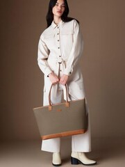 Osprey London Green The Safari Medium Tote Bag - Image 6 of 7