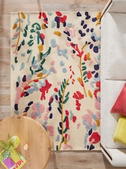 Multi Artily Floral Rug - Image 1 of 6