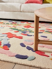 Multi Artily Floral Rug - Image 2 of 6