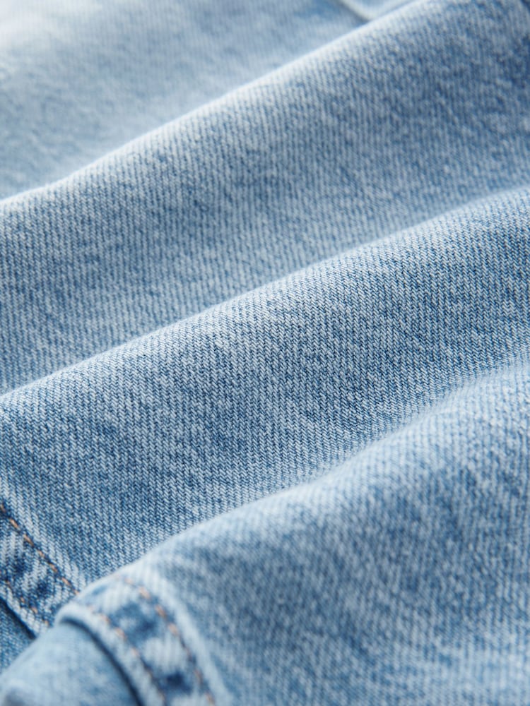 Blue Wide Fit Authentic 100% Cotton Jeans (3-16yrs) - Image 4 of 4