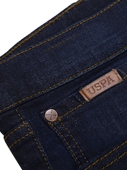 Голубой - Мужские узкие джинсы с 5 карманами U.S. Polo Assn. - Изображение 7 из 9