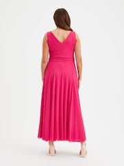 Scarlett & Jo Pink Nancy Marilyn Mesh Maxi Dress - Image 4 of 5