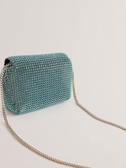 Ted Baker Blue Glitters Crystal Mini Cross-Body Bag - Image 2 of 5
