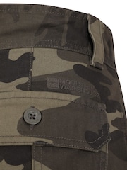 Mountain Warehouse Green Mens Camo 100% Cotton Lightweight Cargo Shorts - Image 4 of 4