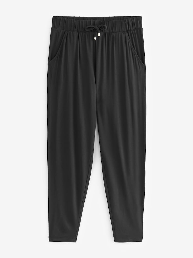 Zwart/marineblauw - 2 Jersey joggingbroeken - Image 2 of 7