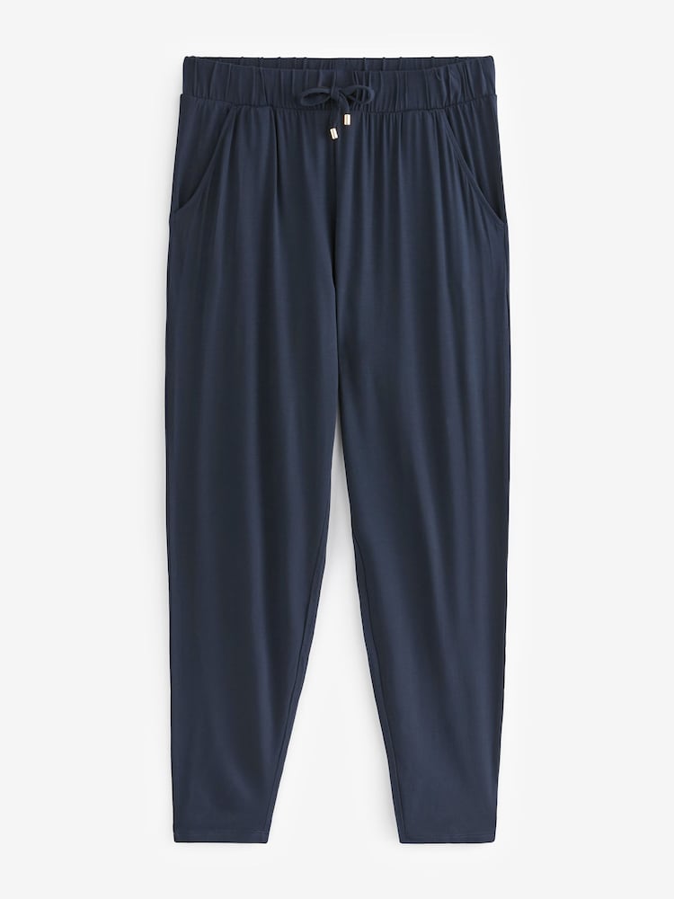 Zwart/marineblauw - 2 Jersey joggingbroeken - Image 3 of 7