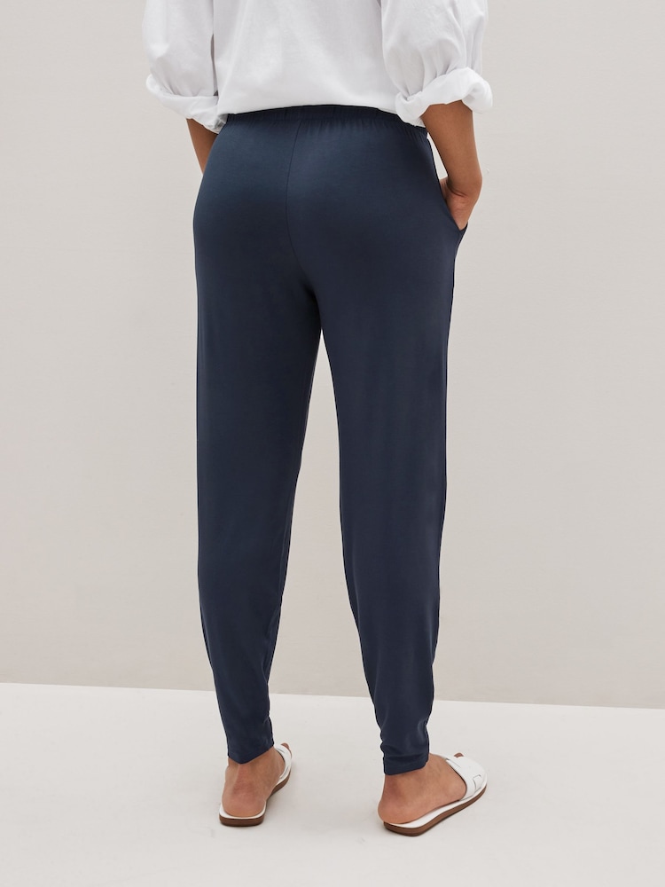 Zwart/marineblauw - 2 Jersey joggingbroeken - Image 6 of 7