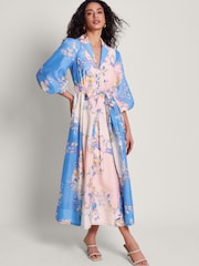 Monsoon Blue Adela Shirt Dress - Image 1 of 4