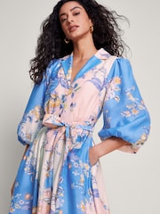 Monsoon Blue Adela Shirt Dress - Image 2 of 4