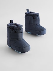 Navy Blue Thinsulate™ Lined Baby Snow Boots (0-24mths) - Image 1 of 7