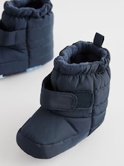 Navy Blue Thinsulate™ Lined Baby Snow Boots (0-24mths) - Image 5 of 7