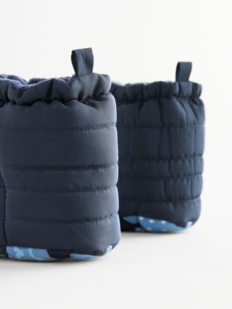 Navy Blue Thinsulate™ Lined Baby Snow Boots (0-24mths) - Image 6 of 7