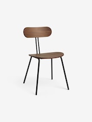 MADE.COM Set of 2 Walnut Tambo Dining Chairs - Image 5 of 6