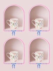 Cath Kidston Cream Mollie Mug Set Of 4 - Image 1 of 4