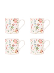 Cath Kidston Cream Mollie Mug Set Of 4 - Image 2 of 4