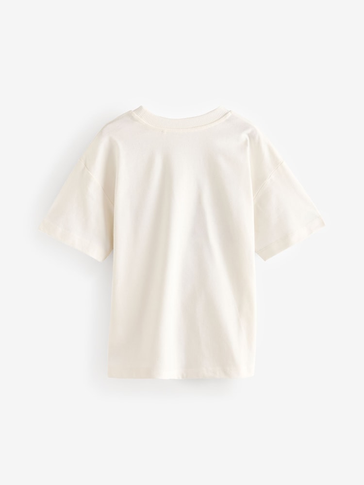 White Ground NBA Licensed 100% Cotton T-Shirt (3-16yrs) - Image 2 of 3 White Ground NBA Licensed 100% Cotton T-Shirt (3-16yrs) - Image 2 of 3