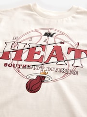 White Ground NBA Licensed 100% Cotton T-Shirt (3-16yrs) - Image 3 of 3