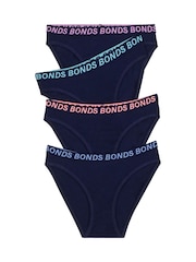 Bonds Blue Sport Bikini Briefs 4 Pack - Image 1 of 3