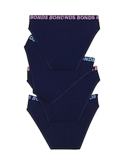 Bonds Blue Sport Bikini Briefs 4 Pack - Image 2 of 3