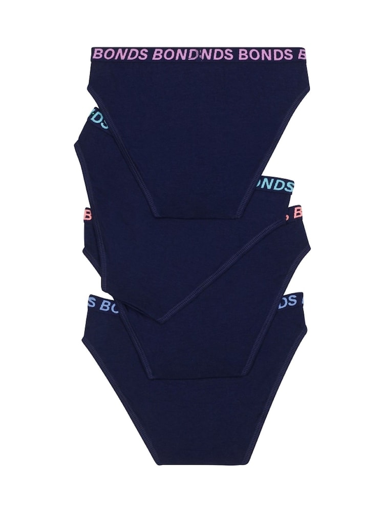 Bonds Blue Sport Bikini Briefs 4 Pack - Image 2 of 3