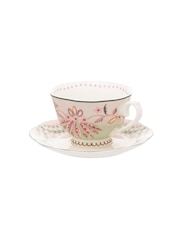 Cath Kidston Friendship Gardens Teacup And Saucer Set Of 2 - Image 2 of 3