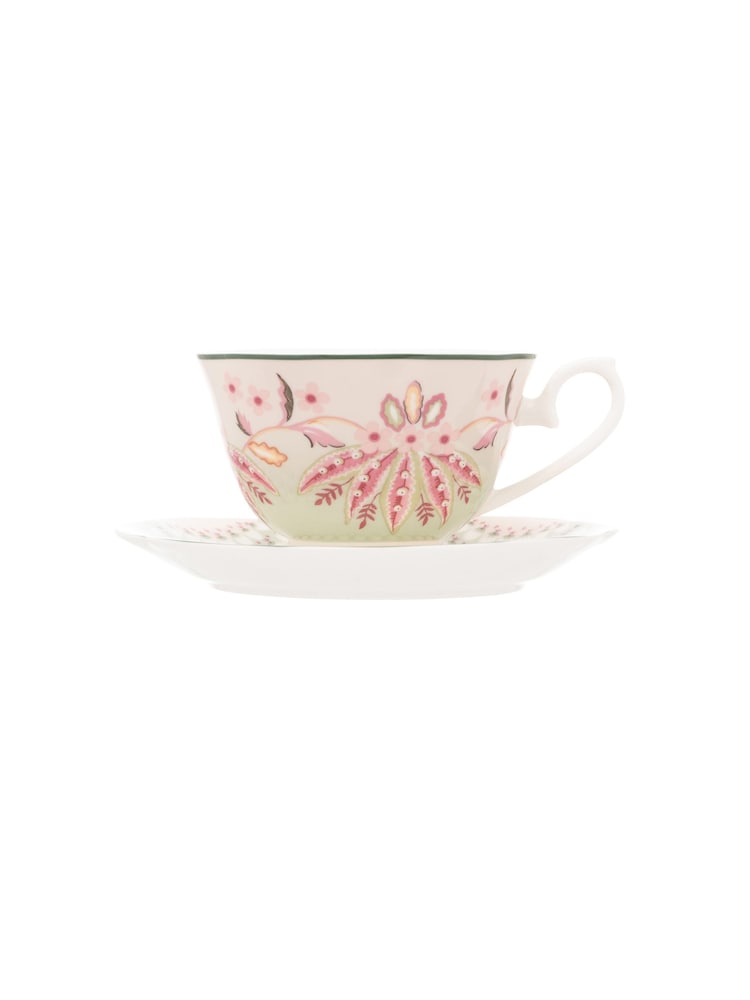 Cath Kidston Friendship Gardens Teacup And Saucer Set Of 2 - Image 3 of 3