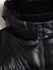 River Island Black Boys Heavy Weight Puffer Coat - Image 3 of 4