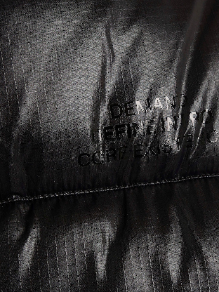 River Island Black Boys Heavy Weight Puffer Coat - Image 4 of 4