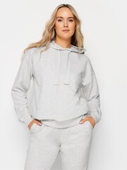 Long Tall Sally Grey Drop Shoulder Hoodie - Image 1 of 5